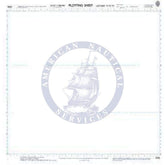 British Admiralty Nautical Chart 5336: Lat. 72° to 78° N. and S. (Mercator projection) 675 x 634mm